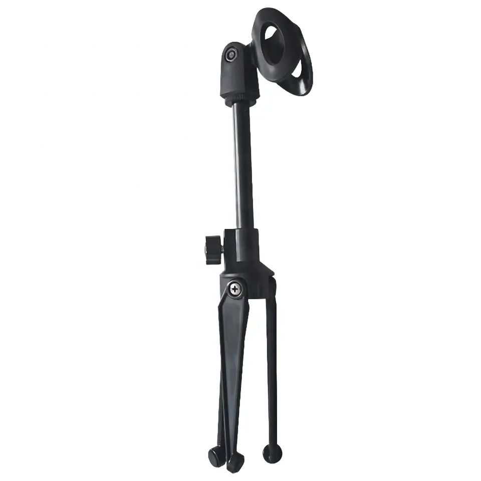 Desktop GH101 adjustable tripod Desktop plastic Lightweight shock non-slip silicone pad Microphone Mtand for live broadcasting