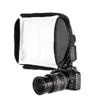 Soft Box Flashgun Softbox 23cm Foldable Dslr Camera Top Flash Diffuser  Used For Universal Speedlight Photo Studio Accessory