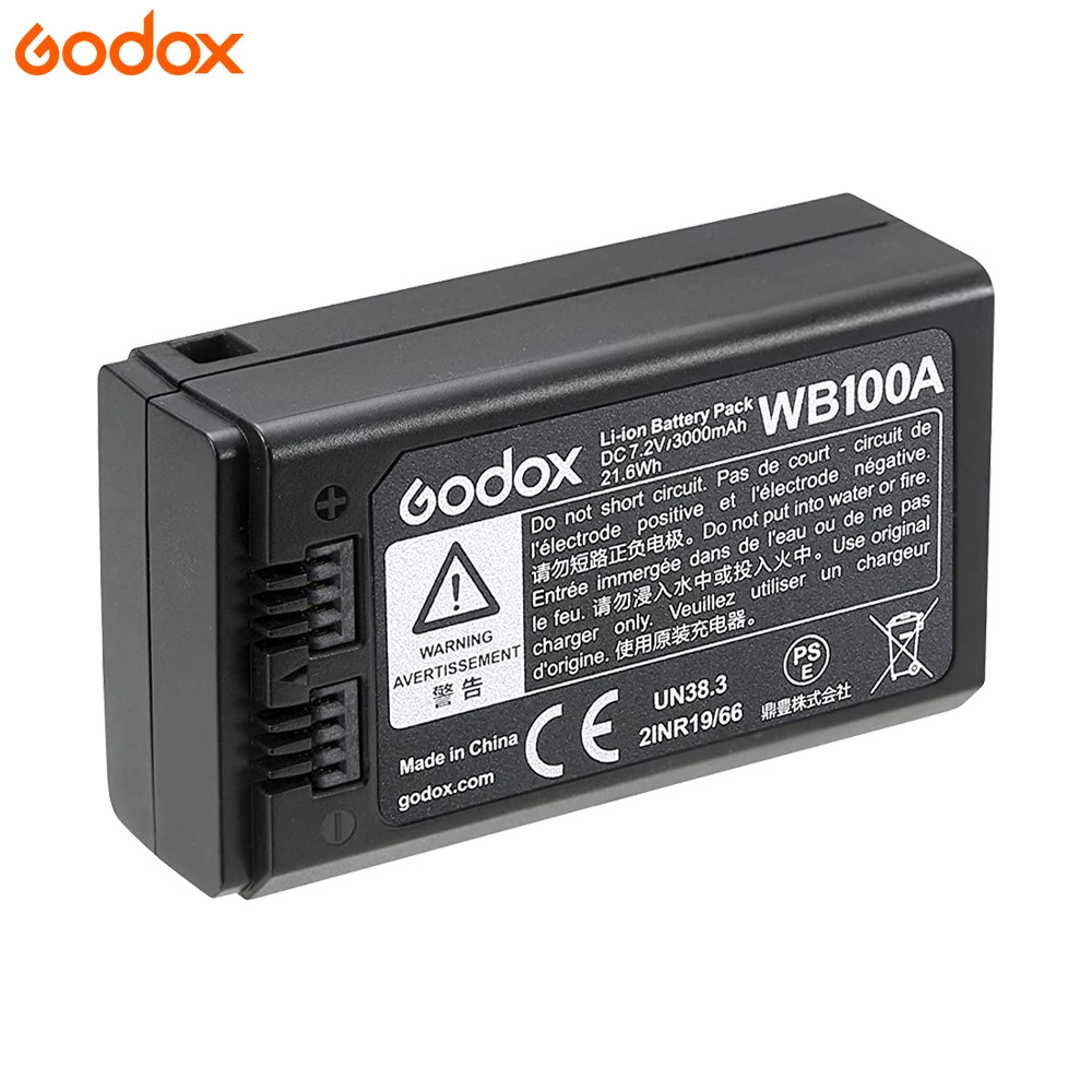 Wb100 Original Battery  For Ad100pro Flash Light for Godox  Accessory   Wb100 Battery  For Ad100pro Ad100 Pro Pocket Flash