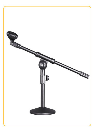 Desktop adjustable tripod plastic stereo rod microphone stand