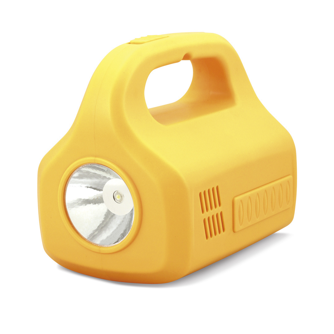 Solar power LED rechargeable emergency light search light camping light with FM Radio vehicle