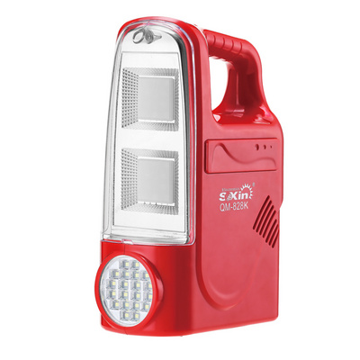 Multifunctional rechargeable emergency light with power bank