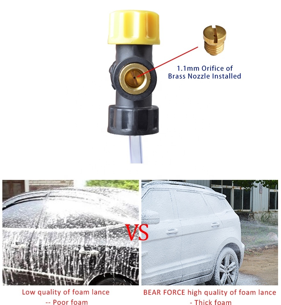 Car Washer Snow foam lance generator Soap Foamer Car Wash Sprayer Foam Gun Nozzle Maker for Bosch High Pressure Washer