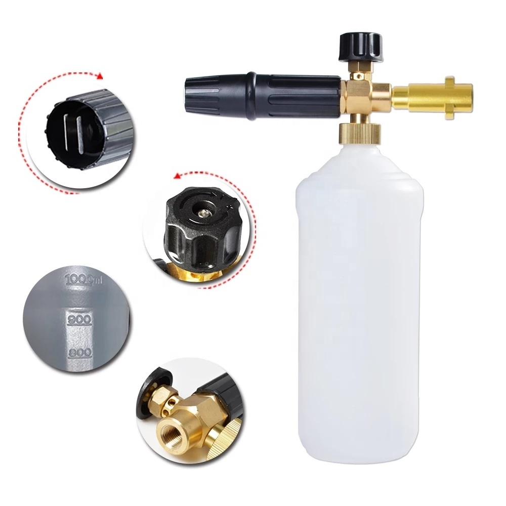 High Pressure Soap Foamer Snow Lance Cannon Foam Gun Nozzle Car Clean Foam Wash foam generator for Karcher Car Washer