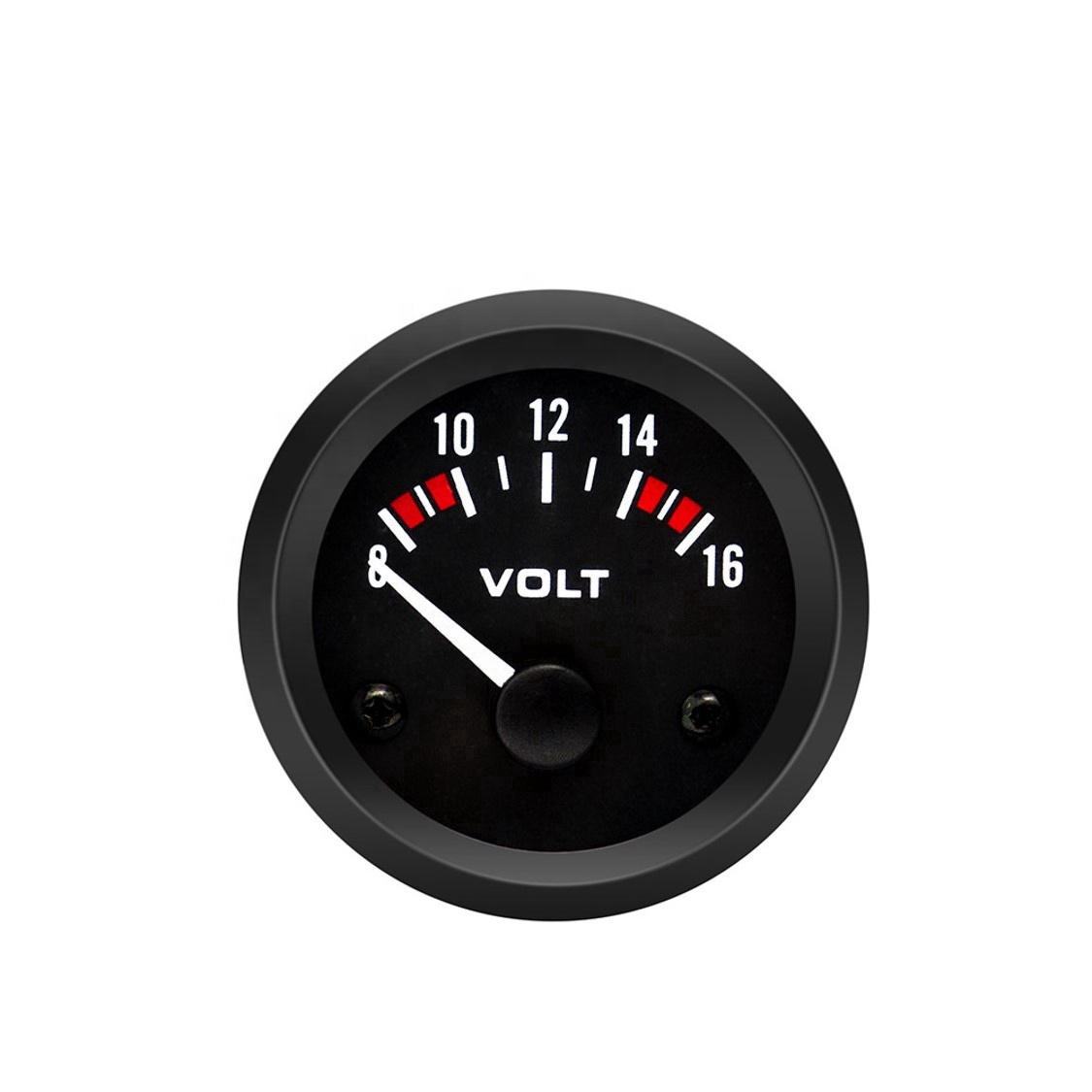 Dragon Gauge 52mm Universal 12v Auto Electromagnetic Fuel Level Gauge With Fuel Float Sensor White Pointer Car Meter