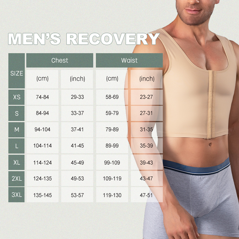 Slimming Shaper Men Sauna Vest Waist Trainer Faja Reductora High Compression Colombian Faja Vest Tank Shapewear For Men