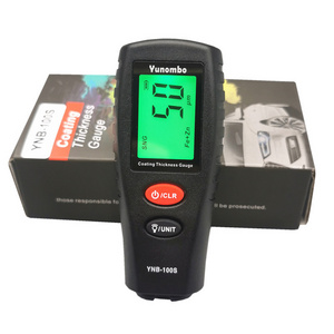 Yunombo 2024 NEW YNB-100S Car Paint Thickness Tester Coating Thickness Gauge Thickness Meter with Fe/nFe/Fe+Zn