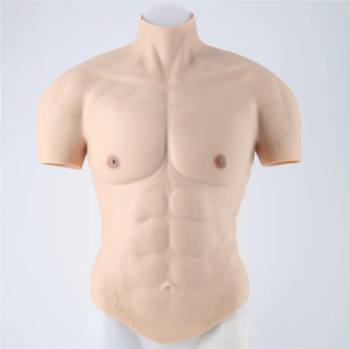 High Quality Sexy Realistic Silicone Man Chest Muscle