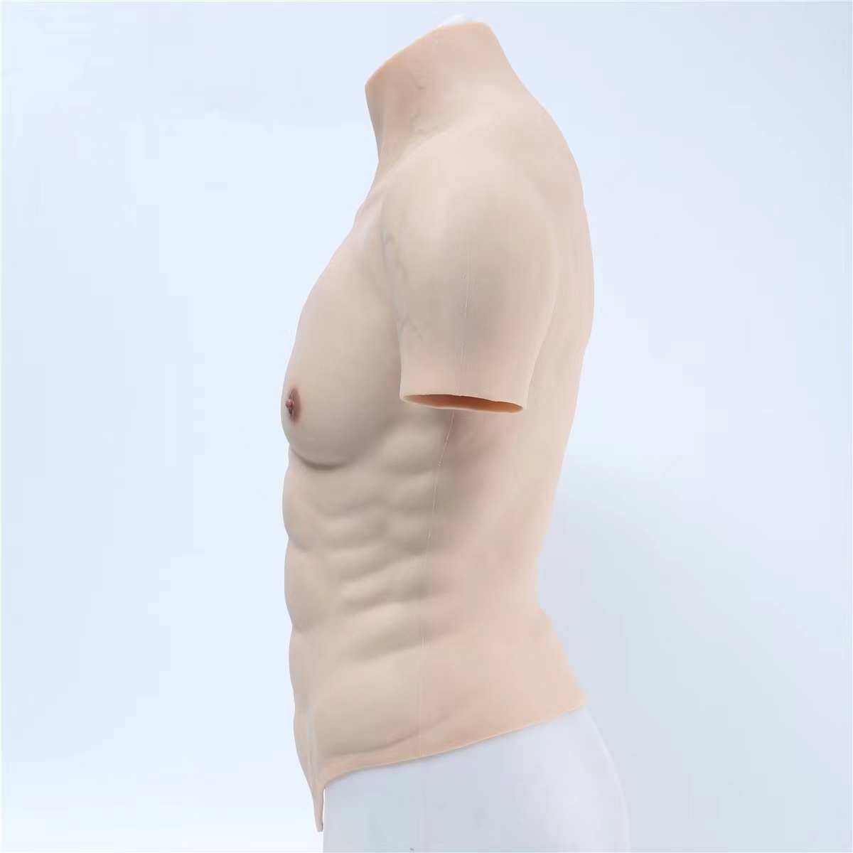 Realistic Fake Muscle Enhancers Shirt Silicon Muscle Chest Costume Silicone Muscle Suit