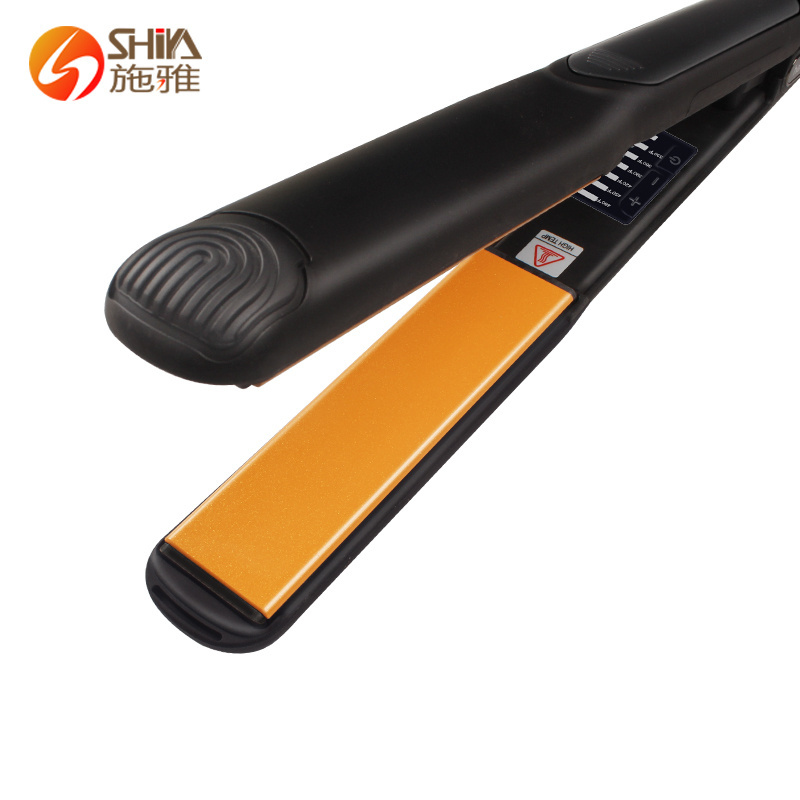 new hair styling tools titanium and ceramic best flat iron 2 in 1 hair straightener and curler for afro hair dual voltage