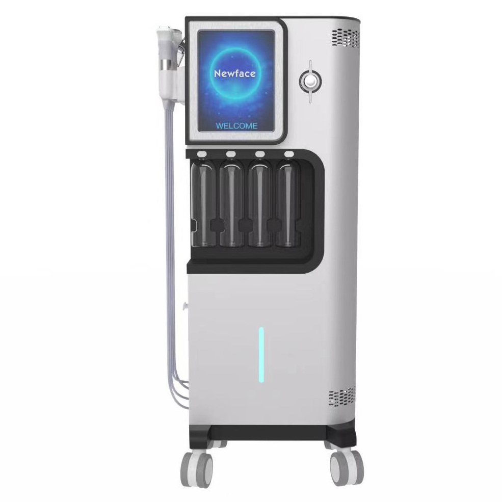 2023 New Arrival 8 IN 1 Alice Super Bubble Max OXYGLOW Jet Peel Facial Hydrodermabrasion Super CO2 Bubble Machine