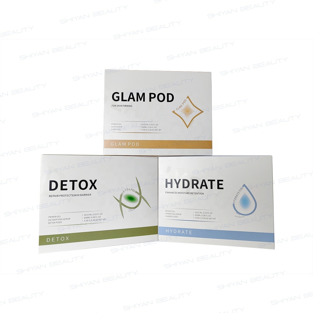 Best seller in the US REVIVE, BALANCE, ILLUMNATE, HYDRATE, DETOX, GLAM 6 different types of oxygen capsules