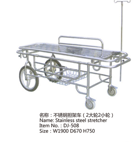 Stainless steel emergency transport bed patient transfer stretcher cart Hospital Loading Ambulance Stretcher