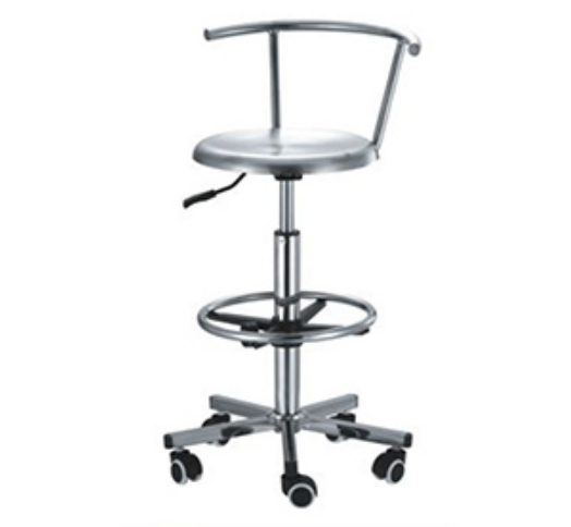 Stainless steel height adjustable hospital office doctor's stool operation stool