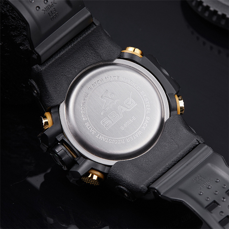 New Style Watch Sport Men Fashion SBAO LED Digital Electronic  Wristwatch relogio masculino Lover Watches