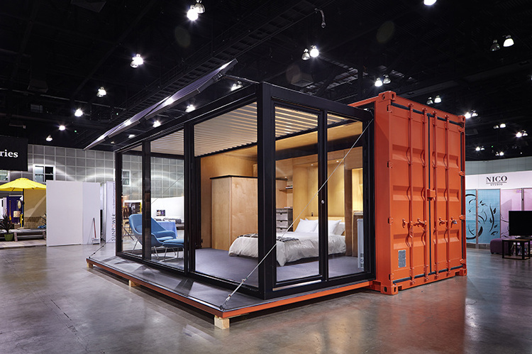 Luxury 20FT expandable container prefabricated house living homes