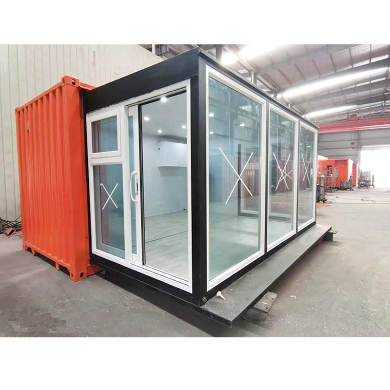 20ft  prefabricated expandable container house in China for sale and 20ft prefab house