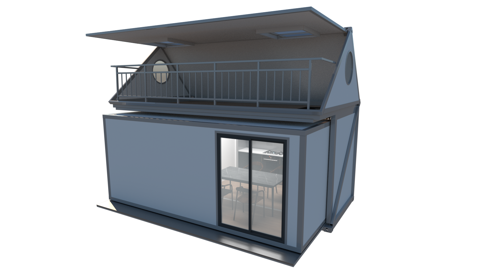 Prefabricated expandable folding containers houses 2023