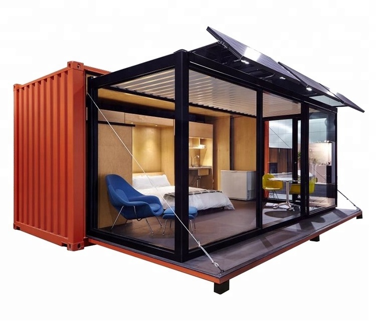 20ft  prefabricated expandable container house in China for sale and 20ft prefab house