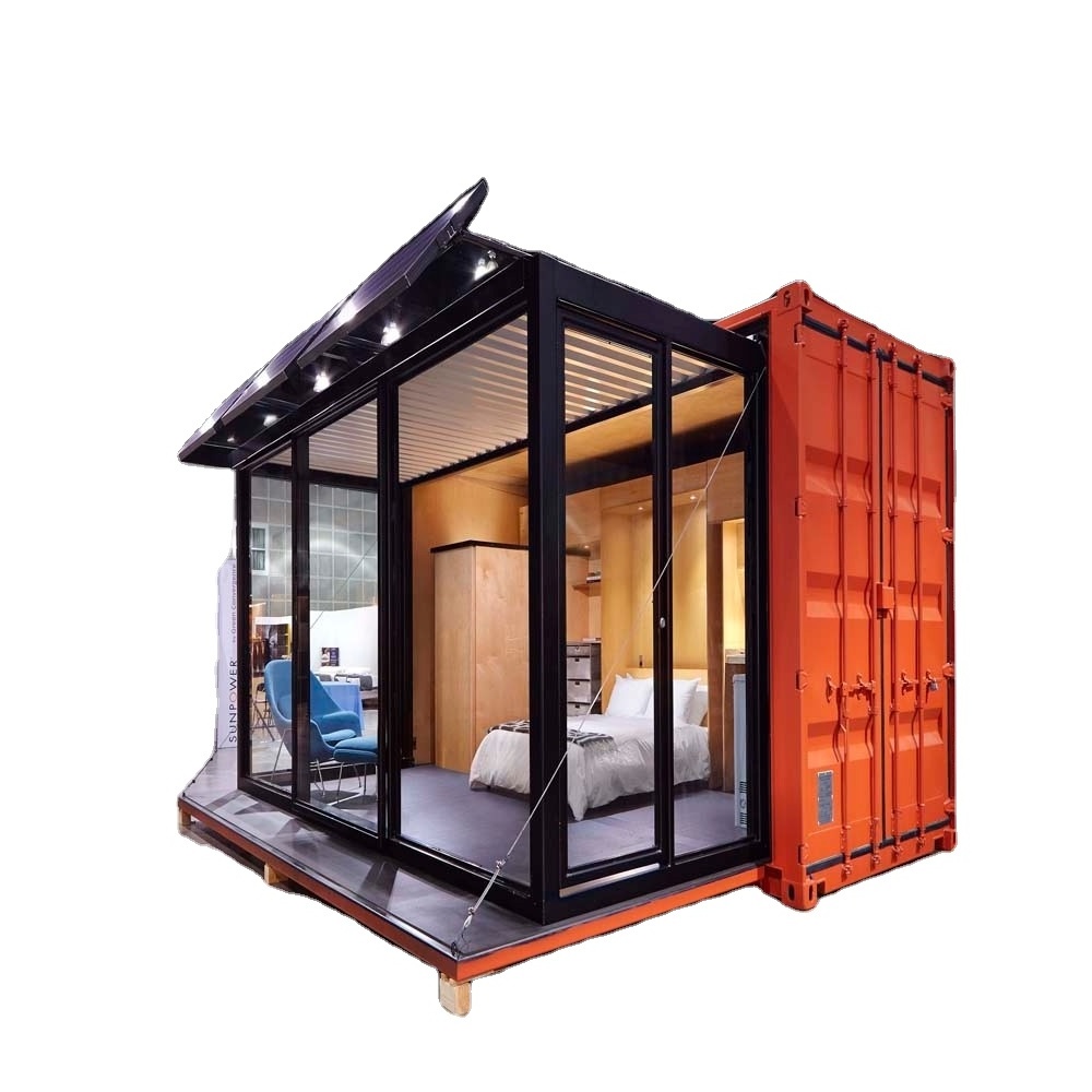 Luxury 20FT expandable container prefabricated house living homes