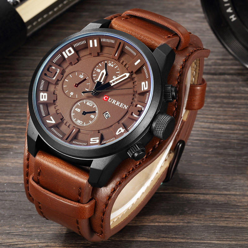 CURREN 8225 Men's Watches Top Brand Luxury Fashion&Casual Quartz Watch Date Waterproof Wristwatch Hodinky Relogio Masculino