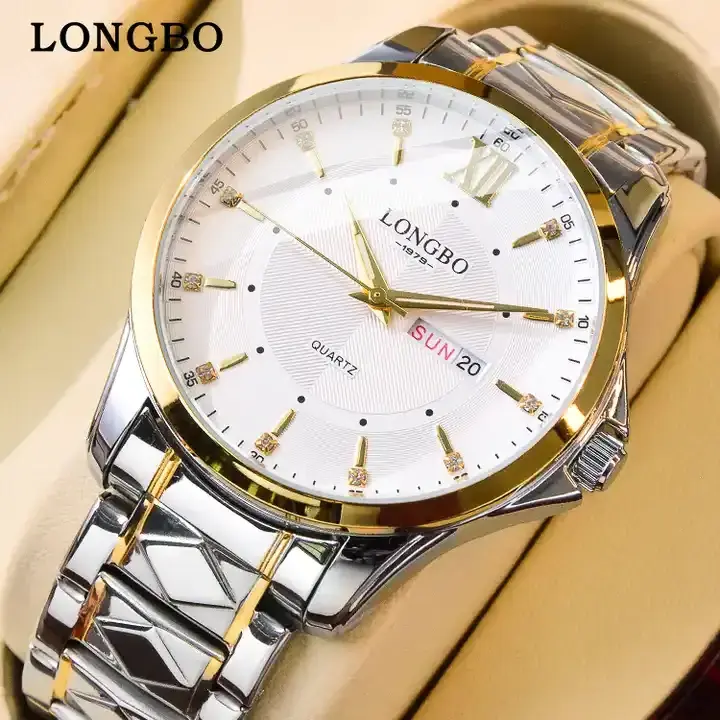 Longbo 83282 High Quality Waterproof Custom Luxury Stainless Steel Mechanical Classic Style Watch For Men