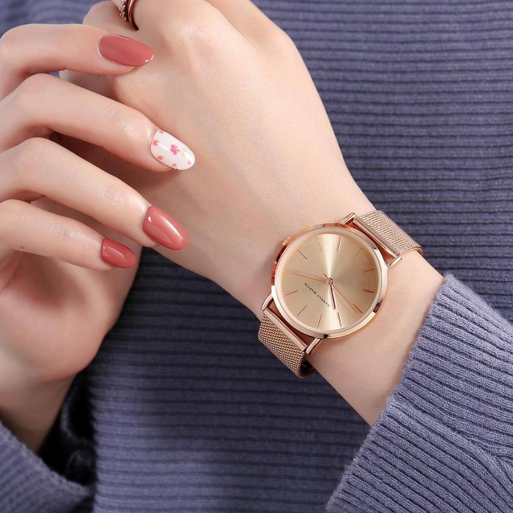 Hannah Martin CB36 Business Japan Quartz Ladies Small Watch Stainless Steel Waterproof Female Women Wristwatches Luxury Watch