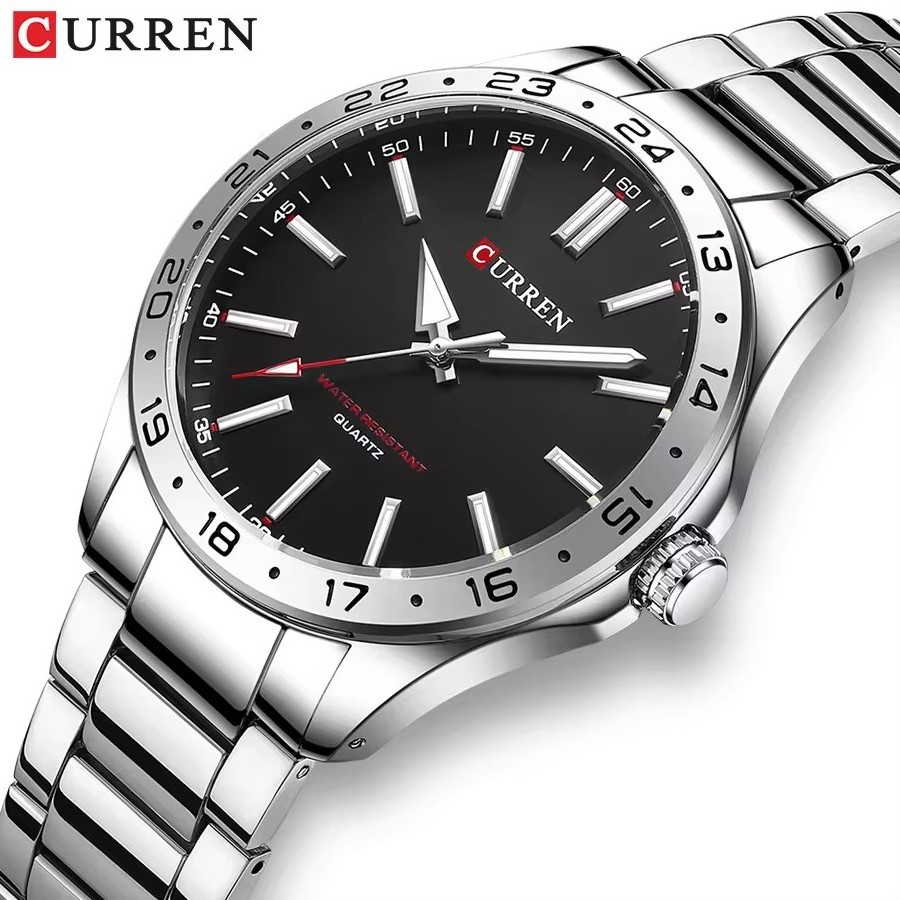 Curren 8452 Quartz Watch Men Fashion Waterproof Sport Watches Male Clock Reloj Hombre Mens Business Stainless Steel Wristwatch