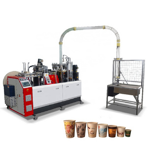 Fully Automatic Disposable Paper Coffee Carton Cup Making Machine ( The Whole Production Line)