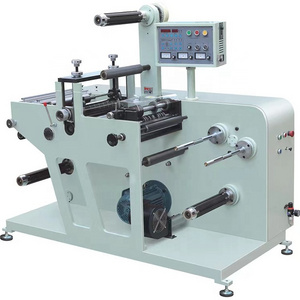 Automatic Blank Label Rotary Die Cutter with turret rewinder slitting machine price