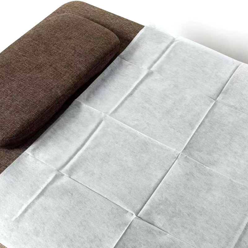 Soft Thicken SMS Non-woven Fabric Massage Table Bed Sheet Cover Disposable Facial Spa Massage Table Flat Bed Sheet With Hole