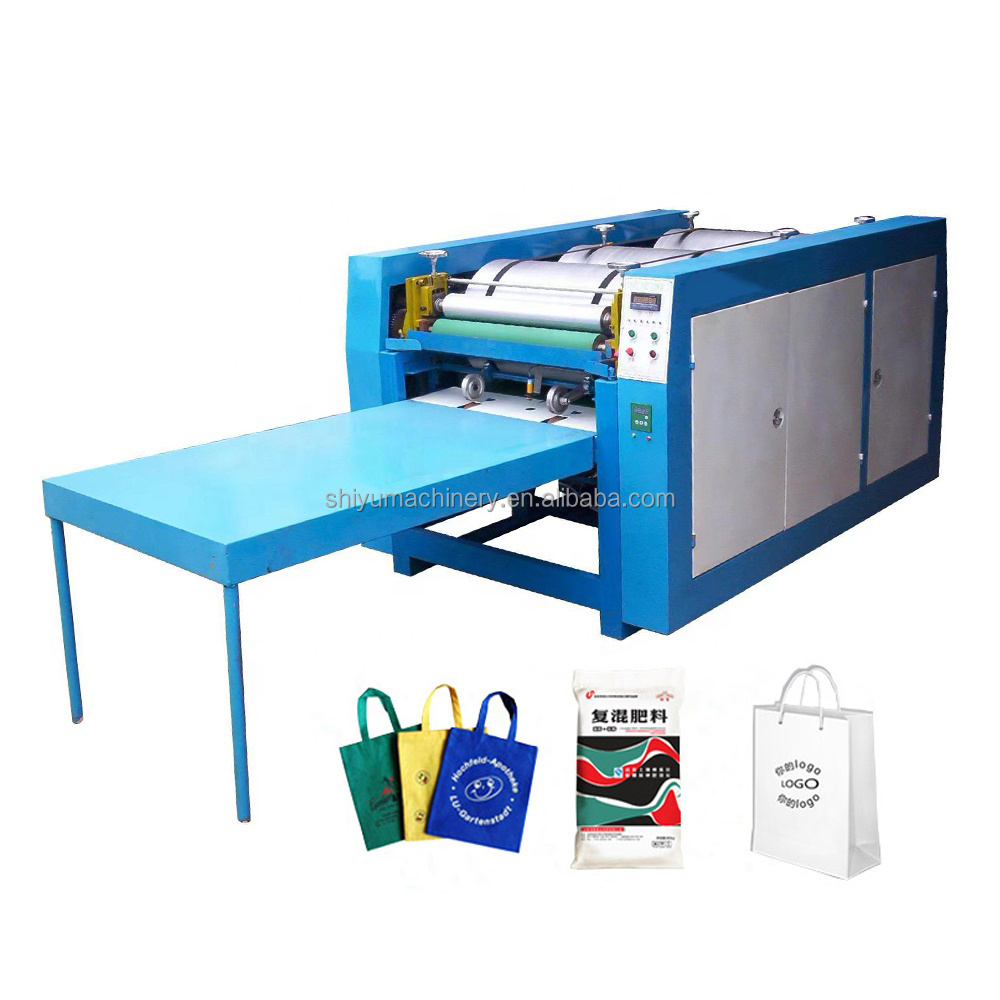 Non-woven cement /wheat /rice/knitting/fabric bag label printing machine