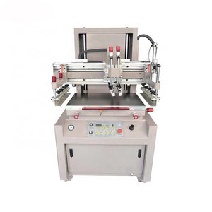 servo motor cylinder round pp screen printing machine plastic glass bottle cup semi automatic silk screen printer machine