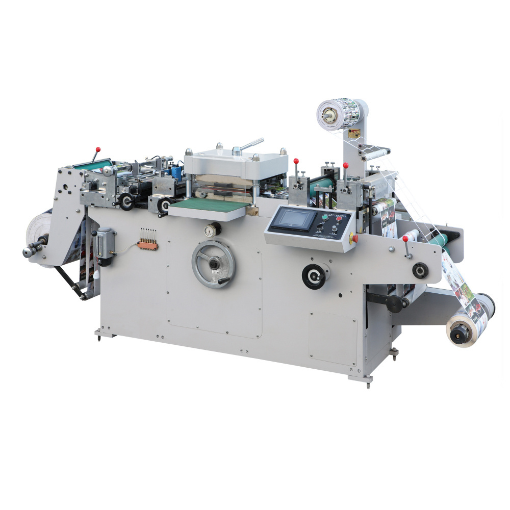 Roller die cutting slitting rewinding machine Paper Folding punching machine