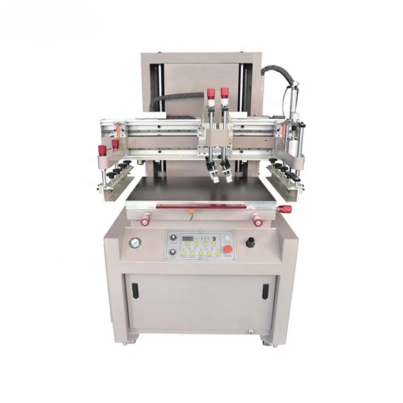 Semi-auto Flatbed Silk Screen Printing Machine Sheet To Sheet Paper Metal Plastic Board Glass Digital Screen Printing Machines