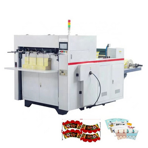 High Speed Automatic Paper Cup Printing And Roll Die Cutting Machine Professional Manufacture label die cutter slitter machine