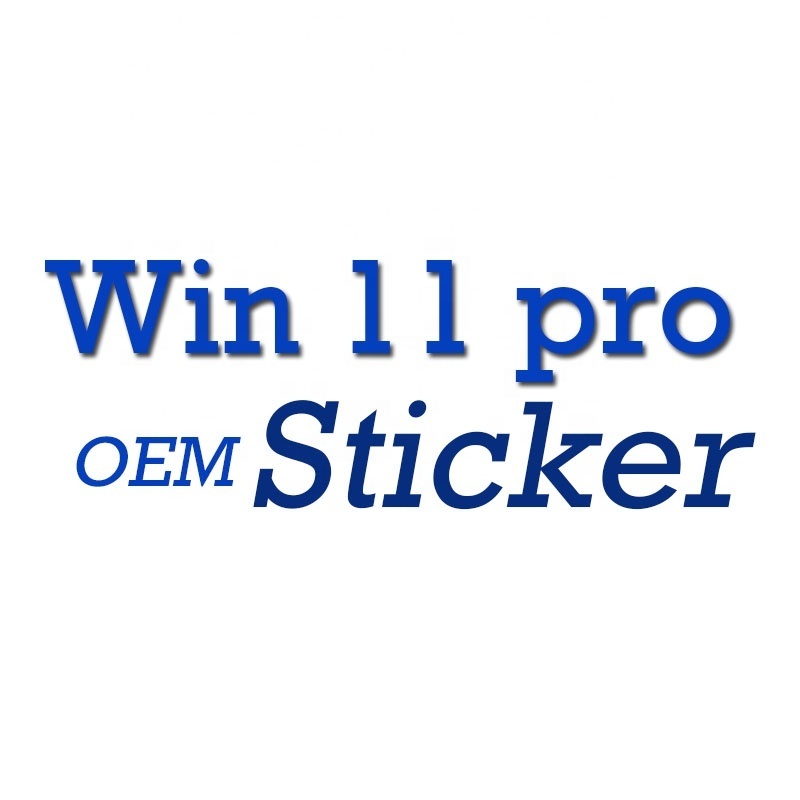 Genuine Win 11 Pro OEM Sticker 100% Online Activation Win 11 Pro Sticker Shipment Fast