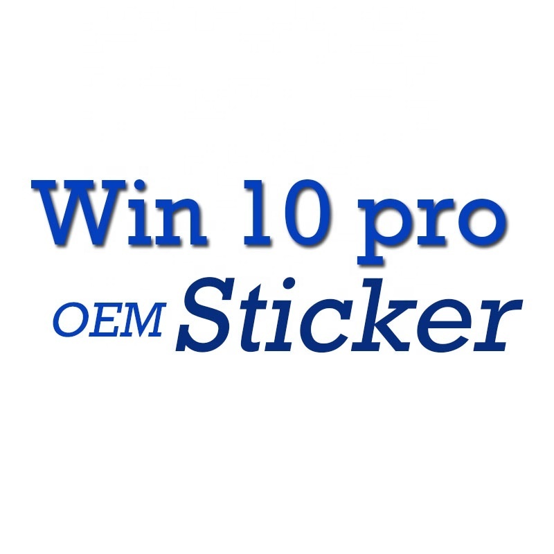 Genuine Win 10 Professional OEM Sticker 100% Online Activation Win 10 Pro Sticker Shipment Fast