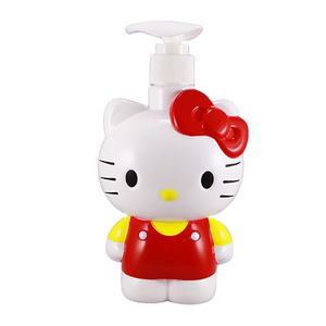 380ML empty Plastic hello kitty handwish lotion clear bottle