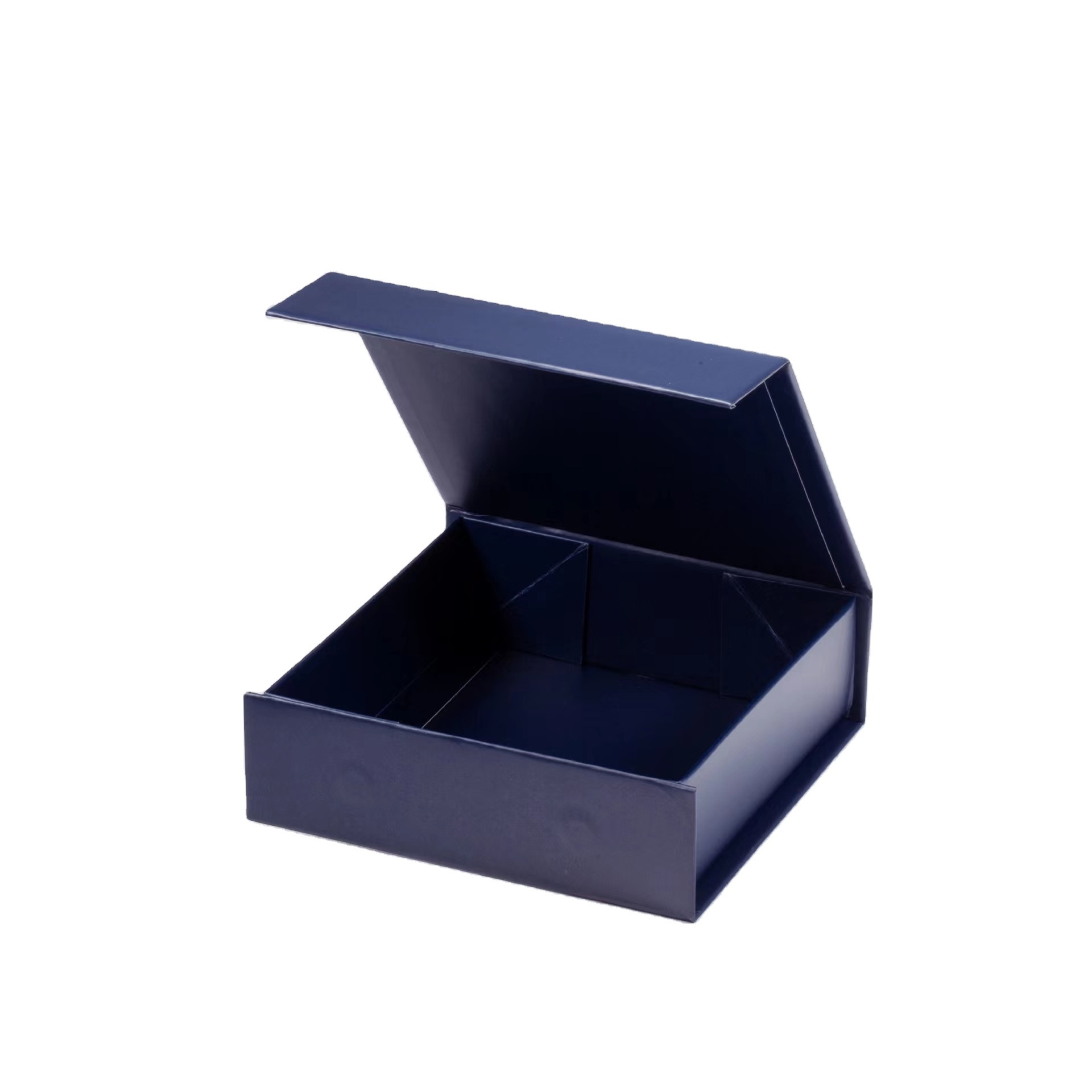 Custom Full  Large Magnet Lid Packaging Boxes Closure Folding Luxury White Black Flip Magnetic Gift Box