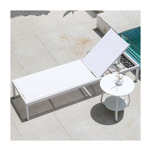 Wholesale Aluminum Stacking Beach Sun Bed Garden Furniture Outdoor Modern Luxury Pool Chair Sun Loungers