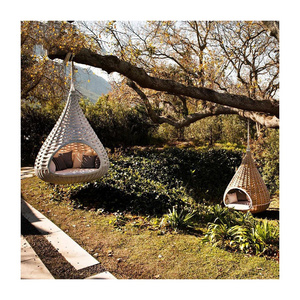 Out door hanging nestrest swing/Hotel beach outdoor rattan swing chair/Nordic weaving balcony hanging basket leisure