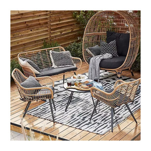 Artie High Quality Leisure Rattan Sofa Luxury PE Woven Wicker Garden Patio Outdoor Furniture Sofa Sets