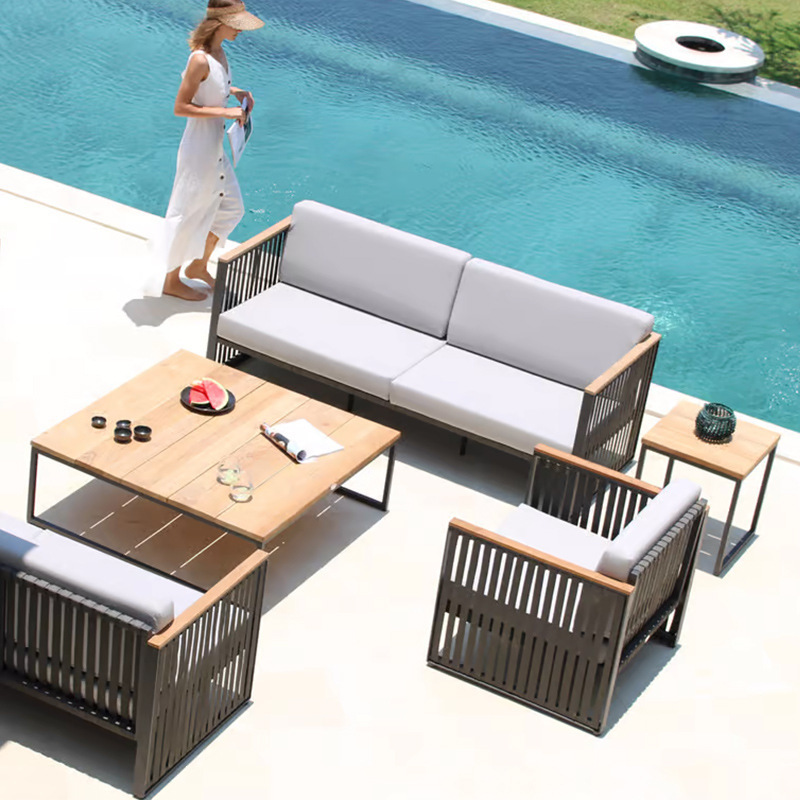 Garden Patio Furniture Sofa Set Modern Outdoor Wicker Rattan Sofas Sets garden furniture