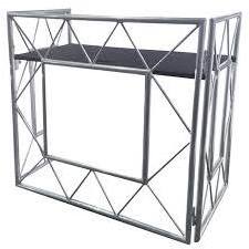 Aluminum Portable DJ Table High Quality Assemble Foldable Mobile DJ Truss Booth