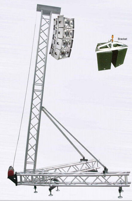 aluminium line array speaker truss stand