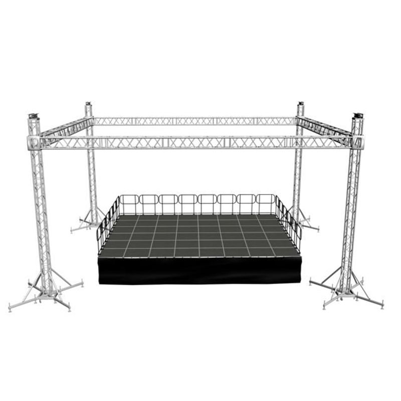 aluminum stage lighting truss podium