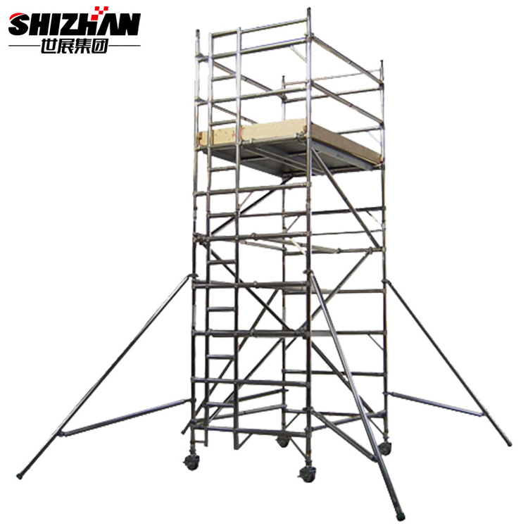 8m 9m10mConstruction BuildingMobileAluminium Frame Scaffold