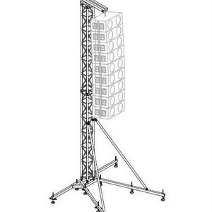 aluminium line array speaker truss stand