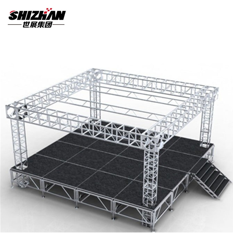 aluminum stage lighting truss podium